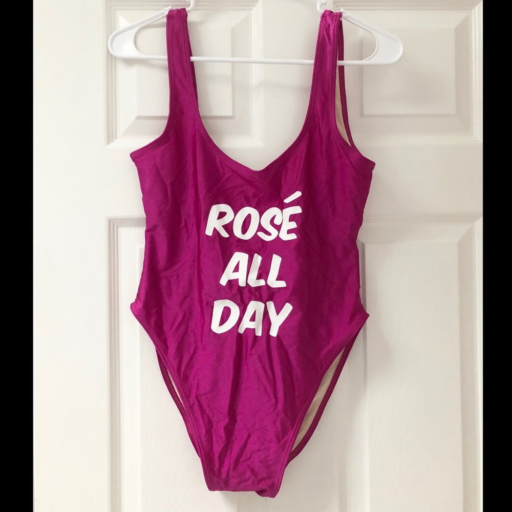 PRIVATE PARTY ROSÉ ALL DAY SWIMSUIT - Picture 2 of 4